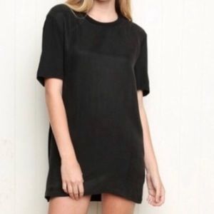 Brandy Melville Suede T-Shirt Dress